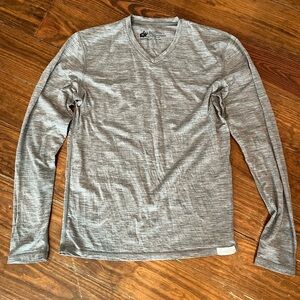 Woolly 100% Merino Long Sleeve V Neck shirt